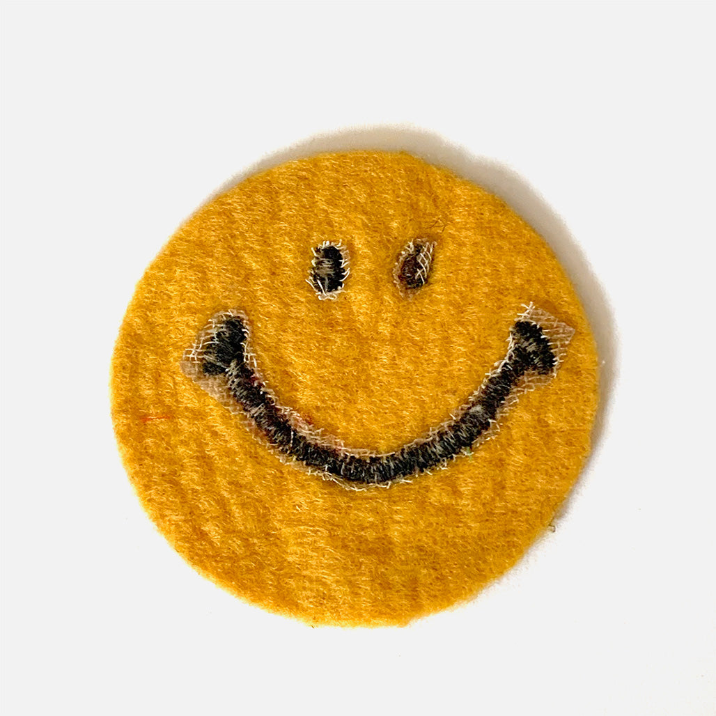 Vintage Felt Smiley Face Patch – Picknique